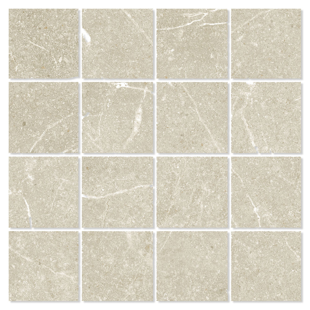 Marmor Gulvflis Marblestone Beige Matt 30x30 (7x7) cm